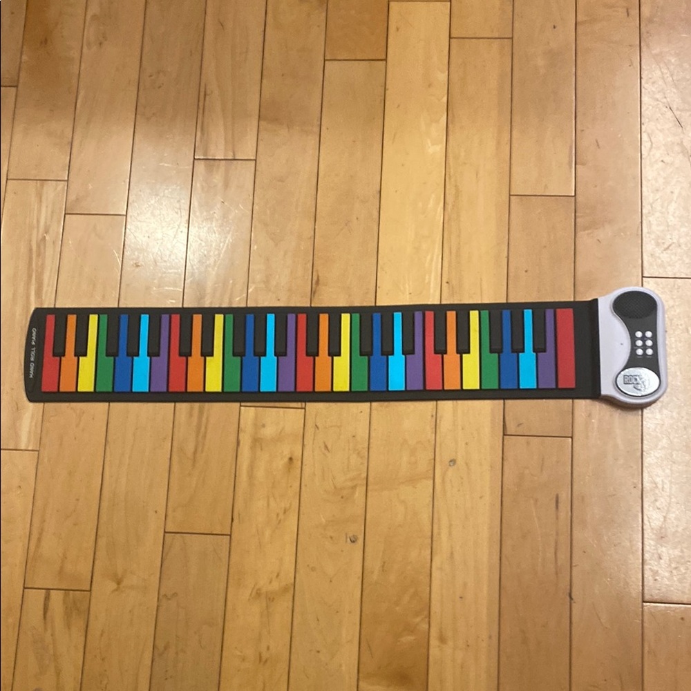 Colorful Roll-Up Piano Keyboard